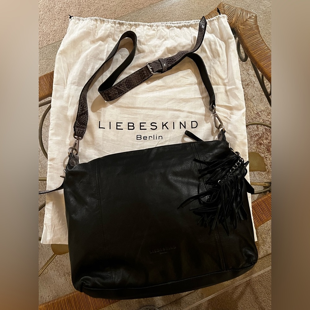 Gorgeous Liebeskind black leather Anuk bag purse! LN!!! Only carried once! ❤️